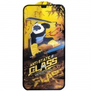 Защитное стекло 5D Anti-static Panda (тех.пак) для Apple iPhone 12 Pro/12 (6.1"), Черный
