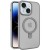 TPU+PC чехол Metal Buttons with MagSafe Colorful HQ Ring для Apple iPhone 15 (6.1"), Grey