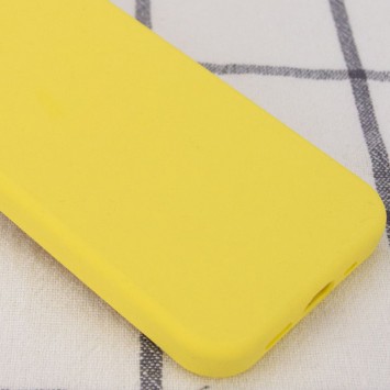 Чехол Silicone Case Full Protective (AA) NO LOGO для Apple iPhone X / XS (5.8"), Желтый / Yellow - Чехлы для iPhone XS Max - изображение 1