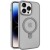 TPU+PC чехол Metal Buttons with MagSafe Colorful HQ Ring для Apple iPhone 15 Pro (6.1"), Grey