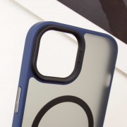 TPU+PC чехол Blueo Skin Friendly Frosted with MagSafe для Apple iPhone 15 (6.1"), Синий