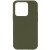 Чехол Silicone Case Full Protective (AA) NO LOGO для Apple iPhone 15 Pro Max (6.7"), Зеленый / Dark Olive