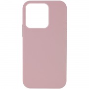 Чехол Silicone Case Full Protective (AA) NO LOGO для Apple iPhone 15 Pro Max (6.7"), Розовый / Pink Sand