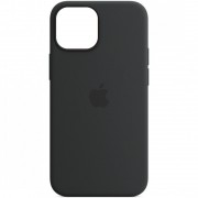 Чехол Silicone case (AAA) full with Magsafe and Animation для Apple iPhone 14 (6.1"), Черный / Midnight