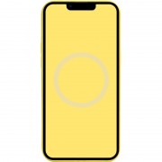 Чехол Silicone case (AAA) full with Magsafe and Animation для Apple iPhone 14 (6.1"), Желтый / Canary Yellow