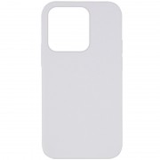 Чехол Silicone Case Full Protective (AA) NO LOGO для Apple iPhone 14 Pro Max (6.7"), Белый / White