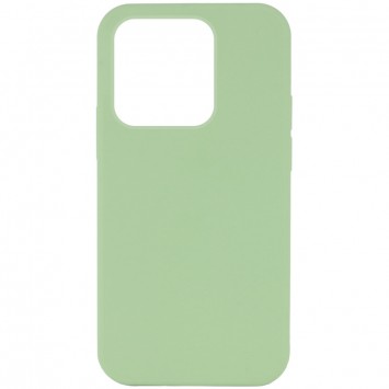 Чохол Silicone Case Full Protective (AA) NO LOGO для Apple iPhone 14 Pro Max (6.7"), М'ятний / Mint