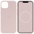 Чохол для iPhone 13 - Silicone case (AAA) full with Magsafe and Animation (Рожевий / Chalk Pink)