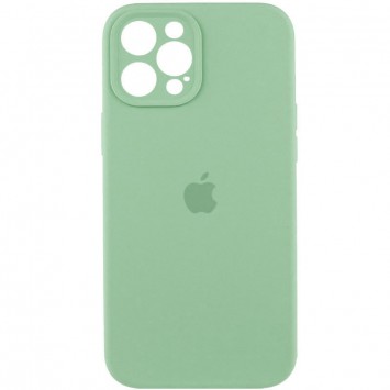 Чехол Silicone Case Full Camera Protective (AA) для Apple iPhone 12 Pro Max (6.7"), Зеленый / Pistachio