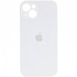 Чехол Silicone Case Full Camera Protective (AA) для Apple iPhone 15 (6.1"), Белый / White / PVH