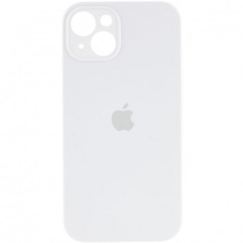 Чехол Silicone Case Full Camera Protective (AA) для Apple iPhone 15 (6.1"), Белый / White / PVH