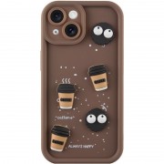 Чохол TPU Toys Case для Apple iPhone 15 (6.1"), Brown / Always Happy