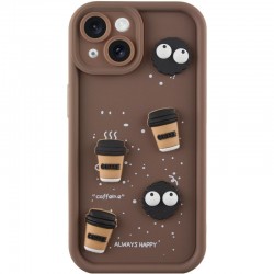 Чехол TPU Toys Case для Apple iPhone 15 (6.1"), Brown / Always Happy