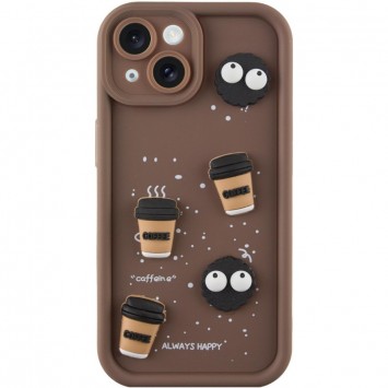 Чохол TPU Toys Case для Apple iPhone 15 (6.1"), Brown / Always Happy