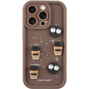 Чехол TPU Toys Case для Apple iPhone 15 Pro Max (6.7"), Brown / Always Happy