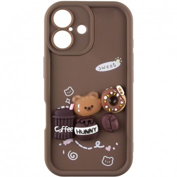 Чехол TPU Toys Case для Apple iPhone 16 (6.1"), Brown / Sweet