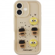 Чохол TPU Toys Case для Apple iPhone 16 (6.1"), Sand / Always Happy