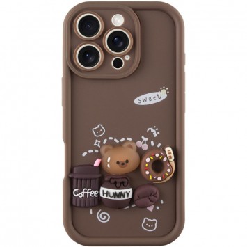 Чехол TPU Toys Case для Apple iPhone 16 Pro (6.3"), Brown / Sweet