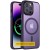 TPU+PC чехол Metal Buttons with MagSafe Colorful для Apple iPhone 16 (6.1"), Темно-фиолетовый