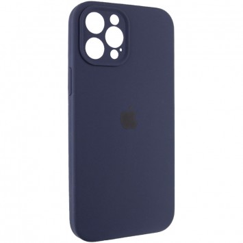 Чохол Silicone Case Full Camera Protective (AA) для Apple iPhone 12 Pro Max (6.7"), Темно-синій / Midnight blue / PVH - Чохли для iPhone 12 Pro Max - зображення 1 