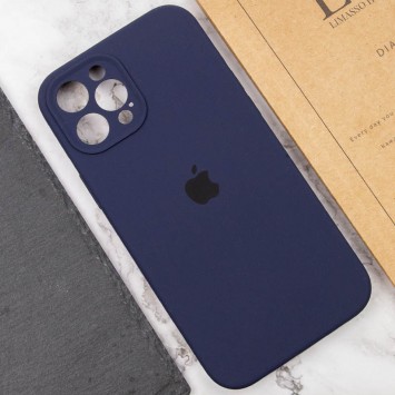 Чохол Silicone Case Full Camera Protective (AA) для Apple iPhone 12 Pro Max (6.7"), Темно-синій / Midnight blue / PVH - Чохли для iPhone 12 Pro Max - зображення 4 