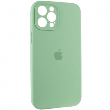 Чехол Silicone Case Full Camera Protective (AA) для Apple iPhone 12 Pro Max (6.7"), Зеленый / Pistachio - Чехлы для iPhone 12 Pro Max - изображение 1