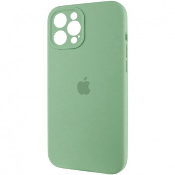 Чехол Silicone Case Full Camera Protective (AA) для Apple iPhone 12 Pro Max (6.7"), Зеленый / Pistachio - Чехлы для iPhone 12 Pro Max - изображение 2