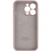 Чохол Silicone Case Full Camera Protective (AA) для Apple iPhone 13 Pro (6.1"), Сірий / Lavender / PVH