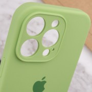 Чохол Silicone Case Full Camera Protective (AA) для Apple iPhone 13 Pro (6.1"), М'ятний / Mint / PVH