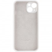 Чехол Silicone Case Full Camera Protective (AA) для Apple iPhone 15 (6.1"), Белый / White / PVH