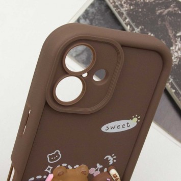 Чехол TPU Toys Case для Apple iPhone 16 (6.1"), Brown / Sweet - iPhone 16 - изображение 4