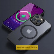 TPU+PC чохол Metal Buttons with MagSafe Colorful для Apple iPhone 16 Pro (6.3"), Чорний