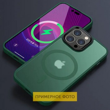 TPU+PC чохол Metal Buttons with MagSafe Colorful для Apple iPhone 16 Pro (6.3"), Зелений - iPhone 16 Pro - зображення 1 