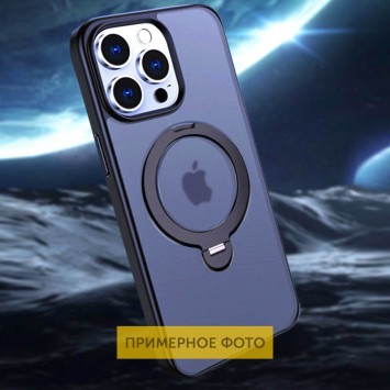 TPU+PC чехол Metal Buttons with MagSafe Colorful HQ Ring для Apple iPhone 16 Pro (6.3"), Dark Blue - iPhone 16 Pro - изображение 2