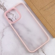 TPU+PC чехол Metal Buttons для Apple iPhone 16 Pro (6.3"), Розовый