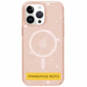 Чехол TPU Galaxy Sparkle (MagFit) для Apple iPhone 16 (6.1"), Gold+Glitter