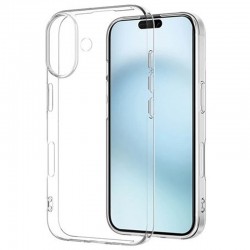 TPU чехол Epic Transparent 1,5mm для Apple iPhone 16 (6.1"), Бесцветный (прозрачный)