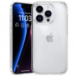 TPU чехол Epic Transparent 1,5mm для Apple iPhone 16 Pro (6.3"), Бесцветный (прозрачный)