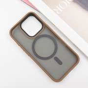 TPU+PC чохол Metal Buttons with MagSafe для Apple iPhone 16 Pro (6.3"), Золотий