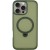 TPU+PC чохол Metal Buttons with MagSafe Colorful HQ Ring для Apple iPhone 16 Pro Max (6.9"), Green