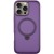 TPU+PC чехол Metal Buttons with MagSafe Colorful HQ Ring для Apple iPhone 16 Pro Max (6.9"), Purple