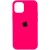 Чохол для iPhone 12 Pro Max - Silicone Case Full Protective (AA), Рожевий / Barbie pink