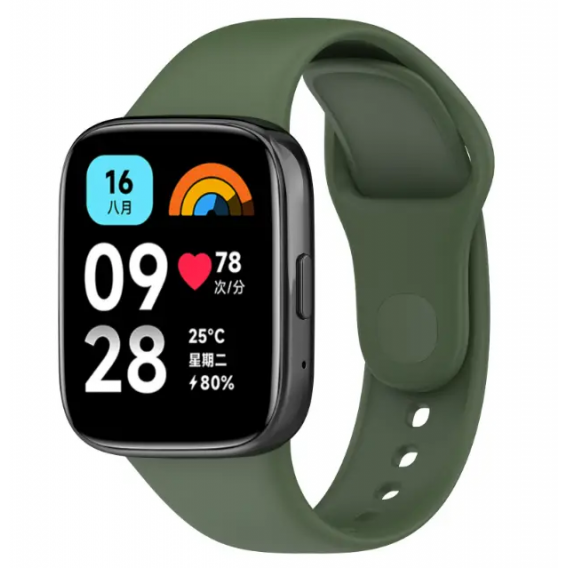 Ремешок для умных часов Redmi Watch 3 Active зеленого цвета