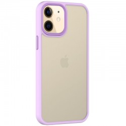 TPU+PC чехол для Apple iPhone 11 (6.1"") - Metal Buttons Сиреневый