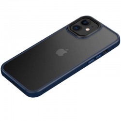 TPU+PC чехол для Apple iPhone 11 (6.1"") - Metal Buttons (Синий)