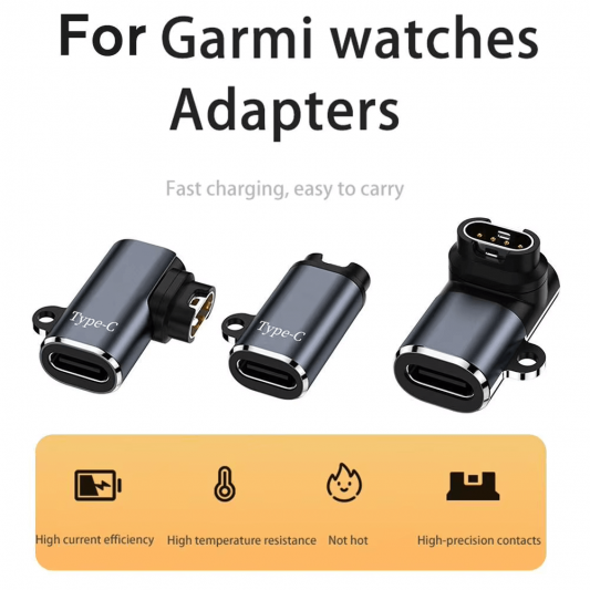 Адаптер Type C для годинників Garmin Fenix, Enduro, forerunner, Тип C - зображення 3 