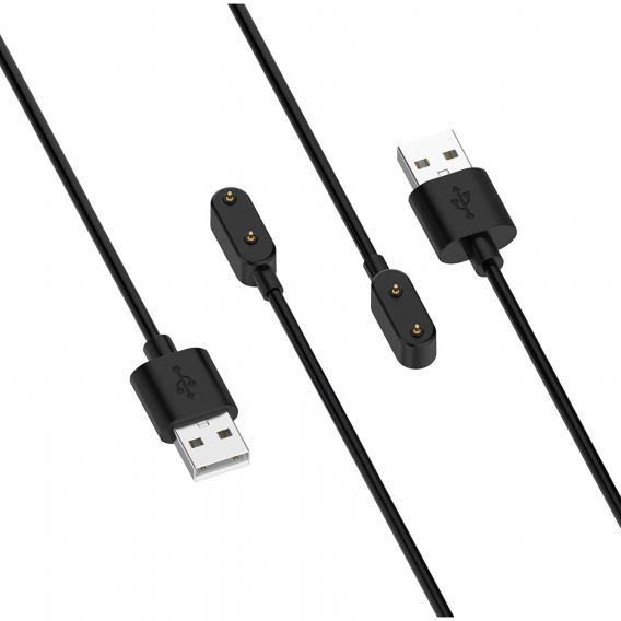 Магнитный USB кабель зарядки для умных часов Huawei Watch Fit/Huawei Band 6/Huawei Band 6 Pro/HONOR Band 6 (Черный)