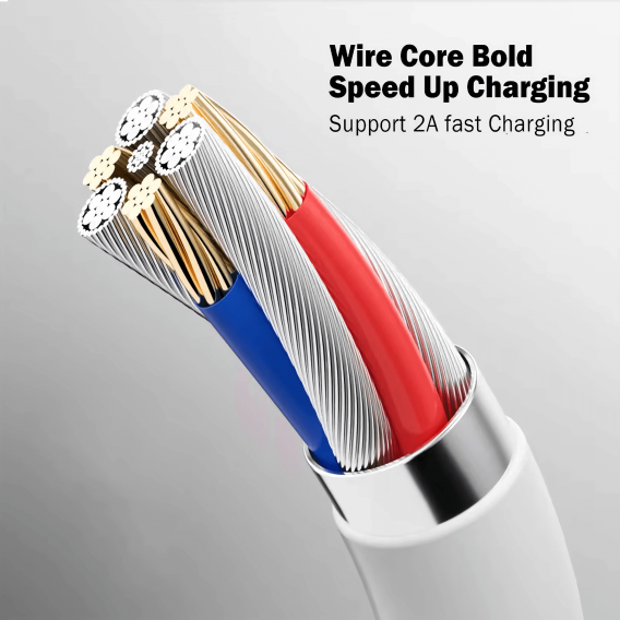 Кабель USB Type C для Doogee S58 Pro с длинным штекером 10 мм