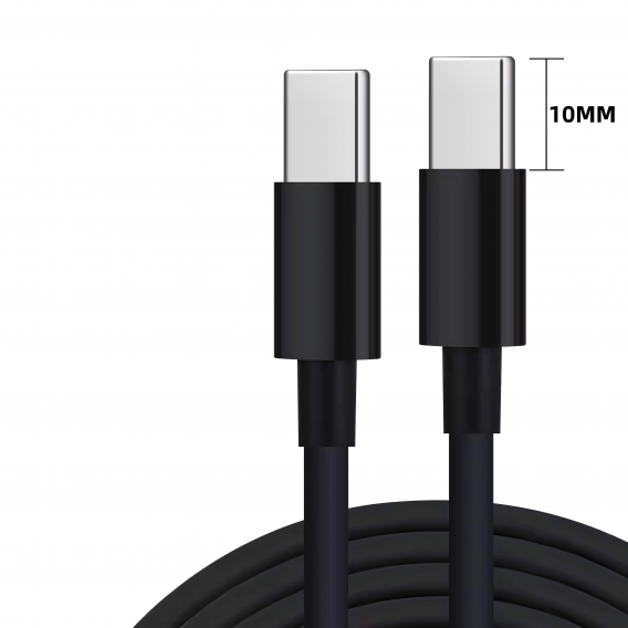 Кабель с удлиненным коннектором 10 мм для защищенных смартфонов Type C - Type C