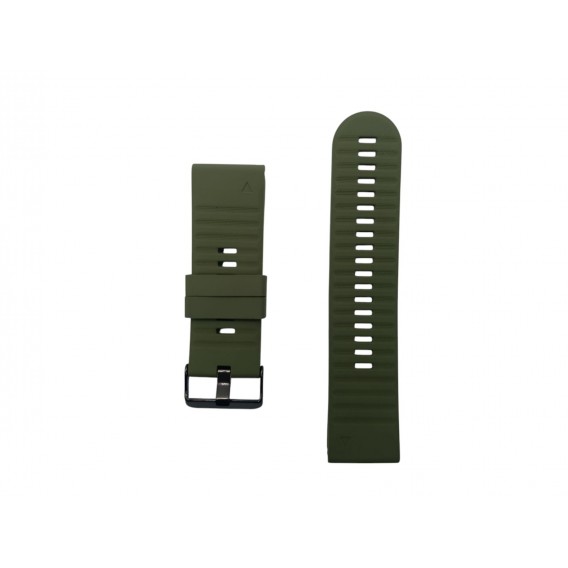Силіконовий ремінець для годинників Garmin Fenix, Enduro, Tactix - QuickFit 26 мм, ArmyGreen